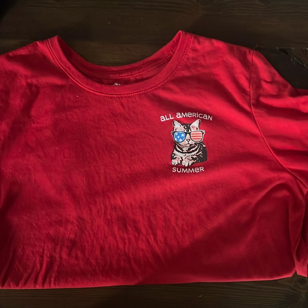 Patriotic / Cat T shirt